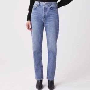 AGOLDE 90'S pinch waist high rise rise straight leg in Navigate